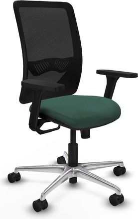 Piqueras y Crespo Silla Ergon&oacute;mica Piqueras Y Crespo Negro Brazos Ajustables Soporte Lumbar
