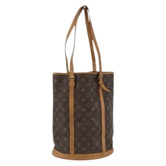Louis Vuitton Pre-owned Bucket Bags, female, Brown, Size: ONE SIZE Pre-owned Bucket Bag