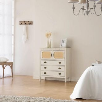 Wanderlust Deco C&oacute;moda de madera 82 x 36 x 90h cm