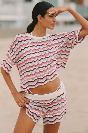 L*Space Sun Chaser Crochet Shorts