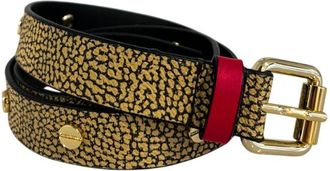 Borbonese Beige Polyvinyl Women Womens Belt