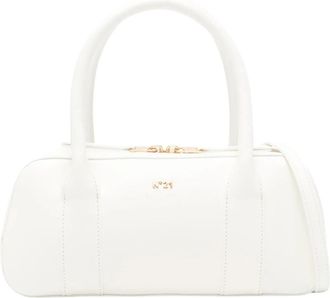 N&deg;21 Logo Tote Bag - Dames - Handtassen - Wit - ONE Size - Katoen - Tassen