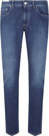 Pantaloni Torino Uomo, Jeans, Blu, W35, new