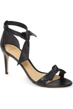 Alexandre Birman Clarita Sandals Womens Black Ankle Tie Stiletto Heel ZAP2468