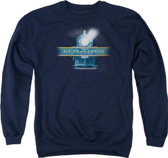 Gildan Polar Express Train Logo Adult Crewneck Sweatshirt