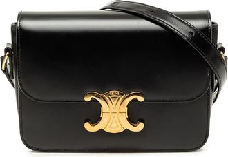 Celine Pre-owned Celine Teen Shiny Calfskin Triomphe Crossbody Ladies J9B3Z9MZWDLQK3H0