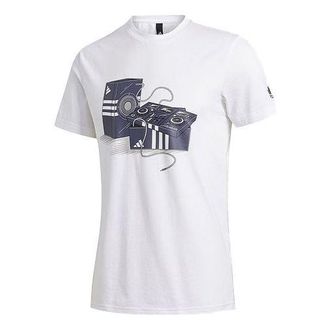 adidas Sports Round Neck Short Sleeve Shoe Box White FT2823