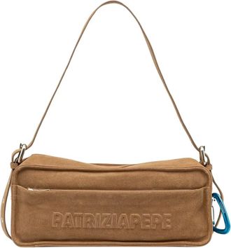 Patrizia Pepe Dames, Tassen, Beige, Maat: ONE Size
