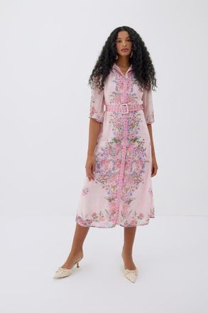 Raishma Pink Rose Dress at Nordstrom, Size 14 Uk