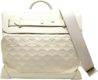 Louis Vuitton Vintage, unisex, Beige, ONE Size, Leer, Pre-owned Monogram Empreinte Shoulder Bag