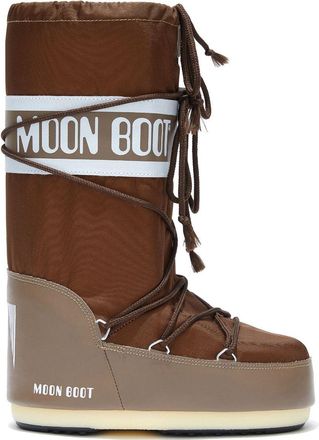 Moon Boot Icon logo-tape snow boots - unisex - PVC - 35/38 - Brown