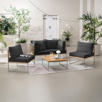 Jardi Set di 5 mobili da giardino TEAKLINE, Jardi