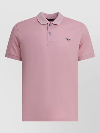 Prada short sleeve polo shirt straight collar