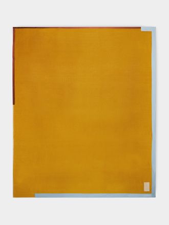 Studio Shamshiri Handwoven Cashmere Irregular-Border King-Size Bed Blanket (118in/3m x 98.5in/2.5m)