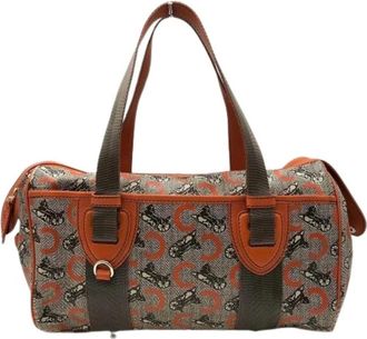 Celine Pre-owned Handbags, female, Multicolor, Size: ONE SIZE Pre-owned Vintage Canvas Handbag