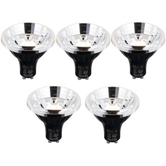 LUEDD Luedd - Set di 5 Lampadina led Smart GU10 dimmerabile AR70 6W 500lm 2200-6500K