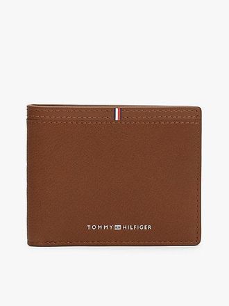 Tommy Hilfiger Corporate Logo Leather Credit Card Wallet