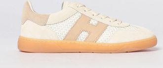 Hogan Sneakers Cool Hogan in camoscio e canvas crochet