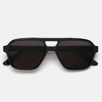 Retro Superfuture Sunglasses Maneval Black Pez Black/Black Unisex