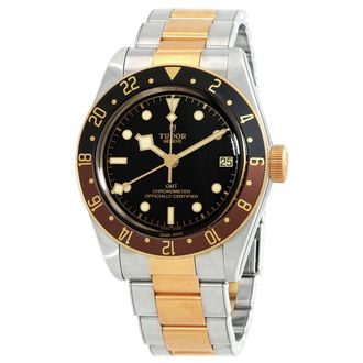Tudor Pre-owned Tudor Black Bay GMT Automatic Chronometer Black Dial Mens Watch M79833MN-0001