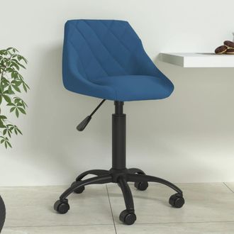 vidaXL Silla De Comedor De Terciopelo Azul Vidaxl