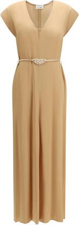 Forte_Forte Orange Viscose Casual Womens Dress