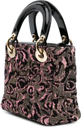 Dior Hobo Bags - 2011 Mini Tweed Rose Embroidered Lady Dior - Gr. unisize - in Bunt - für Damen