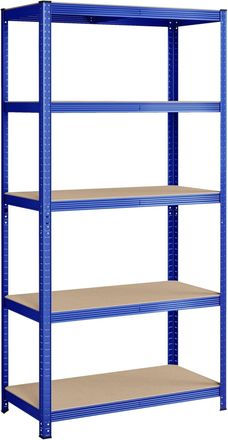 Songmics Estanter&iacute;a pesada de 5 niveles de 50 x 100 x 200 cm de color azul