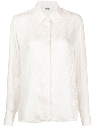 Fendi Ff Silk Shirt