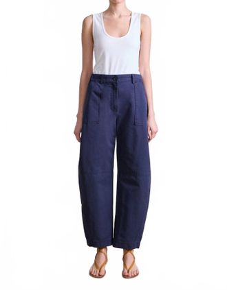 Apiece Apart Marina Chill Pant In Navy