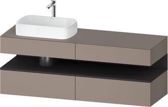 Duravit Qatego Consola Mueble Bajo Lavabo, 2 Extensiones, 2 - Duravit