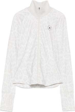 adidas by Stella McCartney Adidas by Stella Mccartney sweatshirt met rits en logo