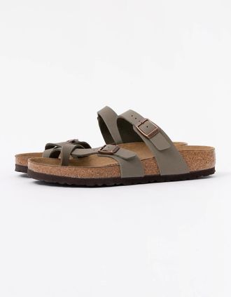 Birkenstock Womens Birkenstock Mayari Birko Flor Womens Sandals - Stone - Cream - Size: 4.5