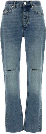Anine Bing Bruno Jean - Dames - Bootcut Jeans - Blauw - W25 - Katoen - Jeans