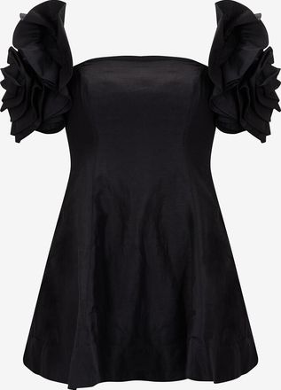 Aje Minikleid mit Bl&uuml;ten-&Auml;rmeln Twyla