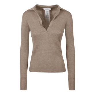Max Mara Mxmangel - Dames - Truien - Beige - Maat: L