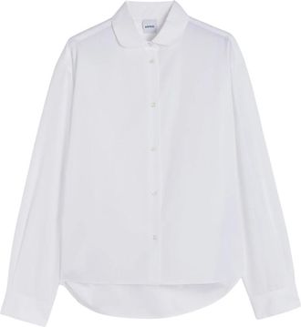 Aspesi Boxy Shirt - Dames - Overhemden - Wit - XL - Katoen - Overhemden