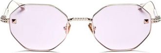 Valentino V - Stud Octagonal Frame Sunglasses