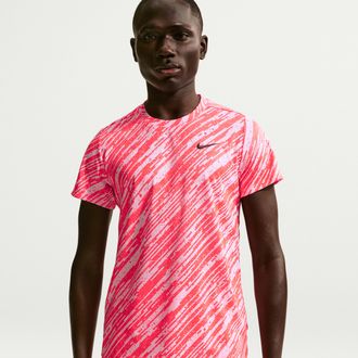 Nike Mens Court Victory Dri-FIT Tennis Top in Pink | IB1530-663