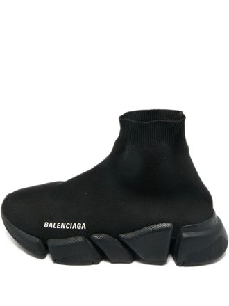 Balenciaga Speed gebreide sneakers - Zwart