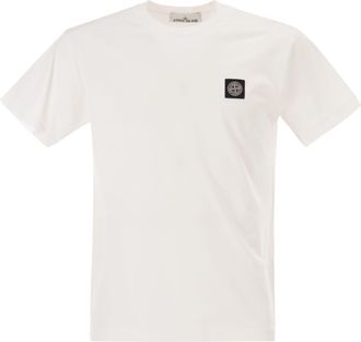 Stone Island Slim-Fit-T-Shirt von Stone Island mit Kompass-Aufn&auml;her