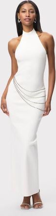 H&eacute;rve L&eacute;ger The Sybil Gown in Alabaster at Nordstrom, Size Xx-Small