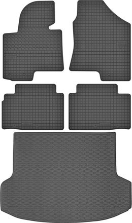 OEM Juego De Alfombrillas De Goma Para Hyundai Ix35 Suv (2010-2015) + Alfombrilla Para El Maletero