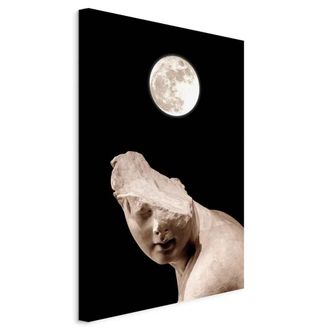 Artgeist Imagen - Luna Y Estatua (1 Pieza) Vertical
