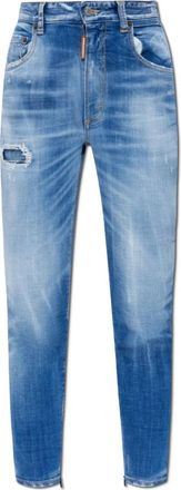 Dsquared2 High Waits Twiggy Jeans - Dames - Skinny Jeans - Blauw - XS - Katoen - Jeans