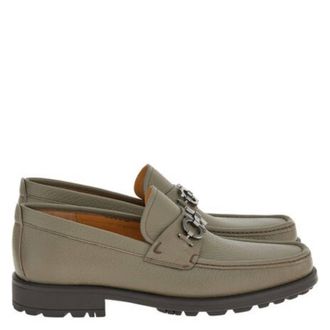 Ferragamo David Gancini Ornament Loafers, Size 9 EE