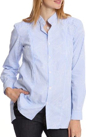 Cache Coeur Camille Maternity and Nursing Shirt in Blue at Nordstrom, Size Xx-Large