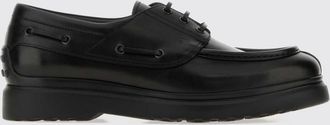 Tod's T Timeless Smooth Leather Boat Shoes with Metal Logo