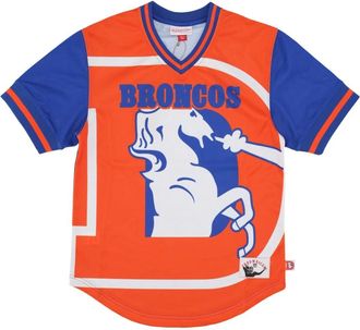 Mitchell & Ness NFL Jumbotron 3.0 Mesh V-halsjas - Heren - T-shirts - Veelkleurig - L - Polyester - Tops