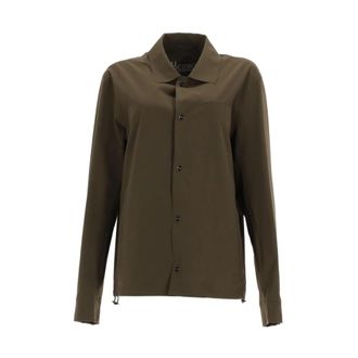 Herno Essence Shacket - Heren - Casual Overhemden - Groen - M - Overhemden